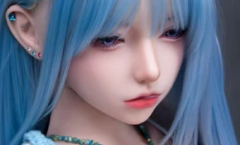冰蓝二次元少女｜女娲娃娃实拍，治愈感拉满