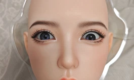 出楚玥2.0硅胶头雕，定制妆容定制眼睛