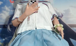 《蓝粉双生:小七的灵动与小九的温婉》