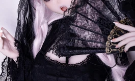 爱莎贝儿-140CM-M 粉肤 RAD047 花守薰Hanamori Kaori-黑纱玫瑰