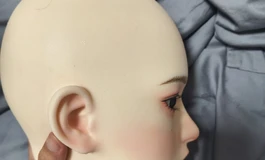 （已卖出）1000出fudoll白桃头雕，可活动下巴有口腔细节
