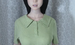 绿T粉格春雪儿，清新脱俗