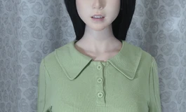 绿T粉格春雪儿，清新脱俗