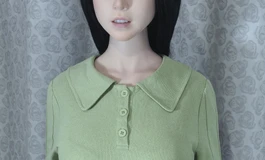 绿T粉格春雪儿，清新脱俗