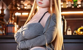 Shedoll 155cm 夭夭 与灰色猫猫的邂逅