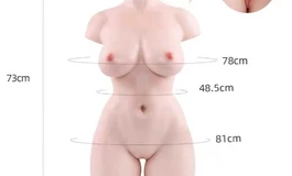 4321出 全新 妙小姐雯雯 同款43斤云感硅胶半身