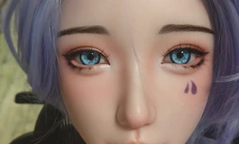 163皮纹硅胶+楚琳cos妆容