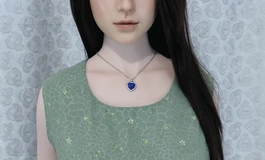 绿裙女子，清丽脱俗