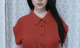 红裙女子，热情似火