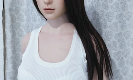 白背心女子，火辣身材，性感迷人