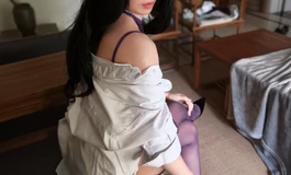 紫色情迷梦涵风骚诱惑