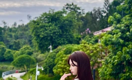 今天拍外景，新身形162cm的丝曼，美呆了