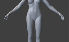 【7号共创-写实身+女优脸模】V3 群二维码已更新，身体模型汇报（头雕还在建模中）